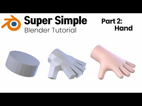 Blender Character Modeling Tutorial | 02 Hand