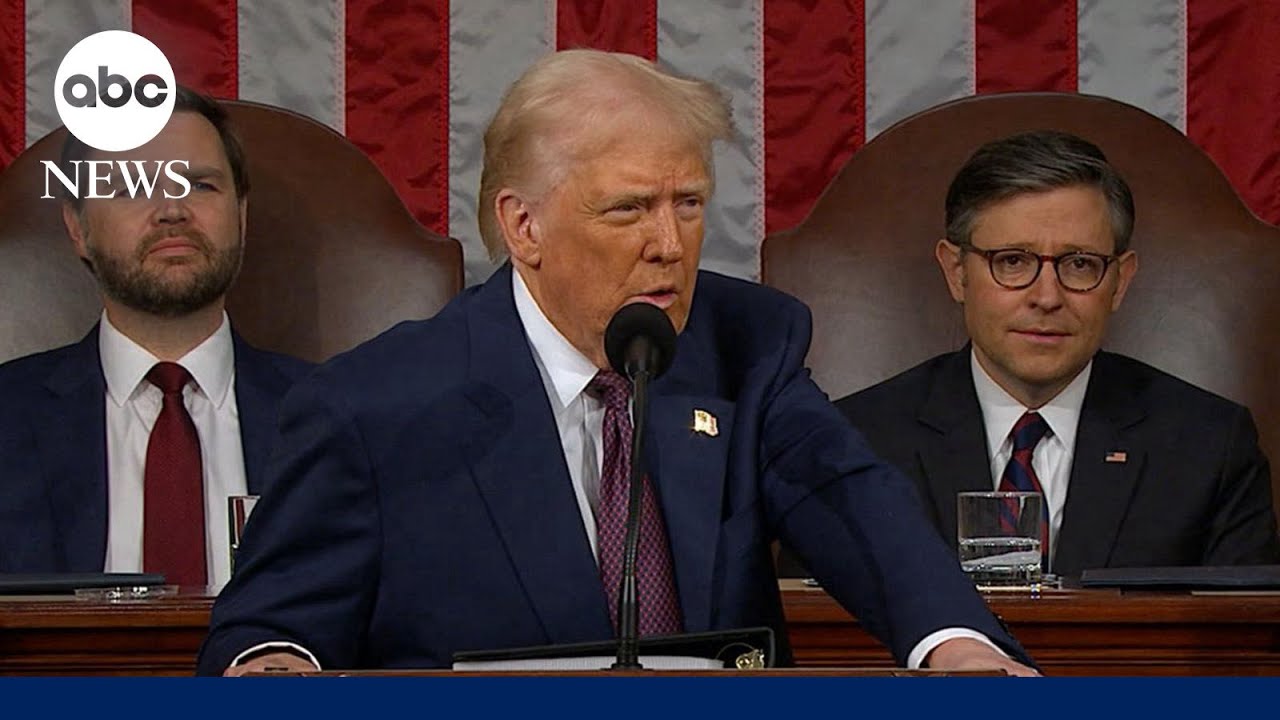 What Trump said in his address to Congress and the nation
