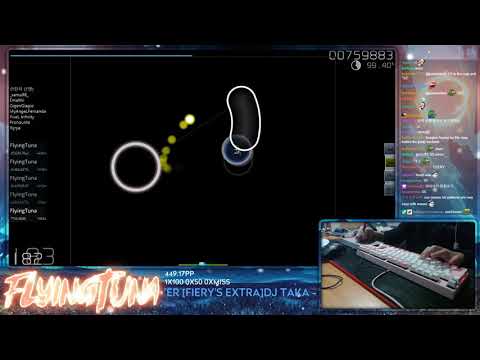 [Live] FlyingTuna | dj TAKA - quaver [Fiery's Extra] +HDDT 99.72% | Snipe Freddie {#1 795pp FC} osu!