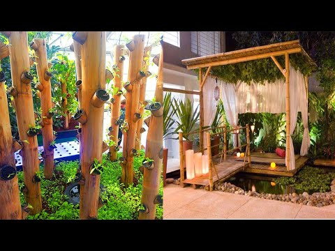 Most Creative Bamboo Decoration Ideas for Home & Gardens