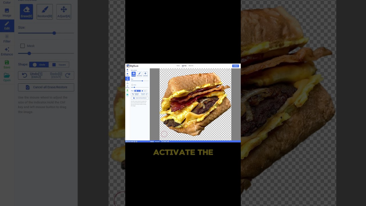 Remove Image Background - 100% For FREE!! [ bgsub.com ]