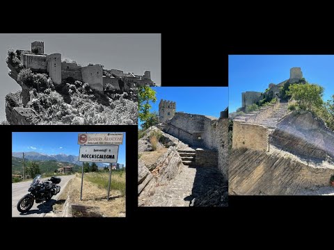 HD video - Roccascalegna (CH) Italy - borgo e castello