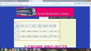 Bus ticket booking system