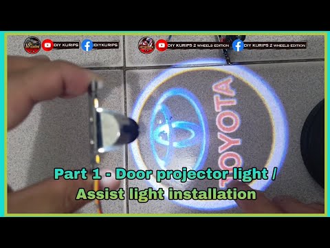 Car Vlog 124 - Part 1 - Car door projector light / door assist light