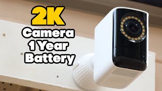 Lindo 2K Intelligent Battery Spotlight Camera: 1 Year Battery Life 2K Security Camera!