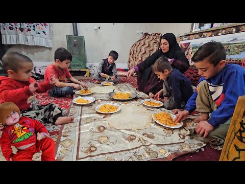Life of Narges and the children in a charming rural vlog on the Par channel