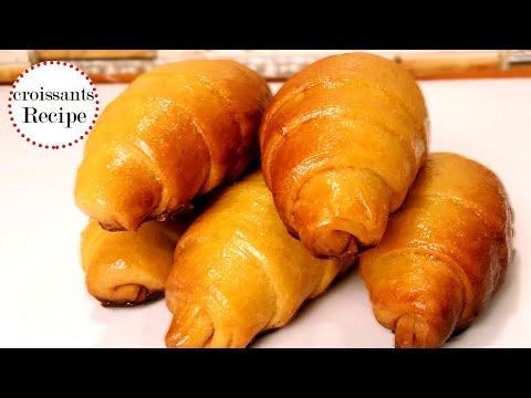 (No Oven)Croissant Recipe:Is It Hard To Make Croissants? Easy Way To Make Croissant Recipe By Hand.