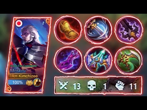 MOSKOV FULL ATTACK SPEED BUILD! I DID MY BEST BUT I GUESS MY BEST WASN'T GOOD ENOUGH! :( - MLBB