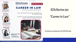 EDUSeries 30: "Careers in Law"