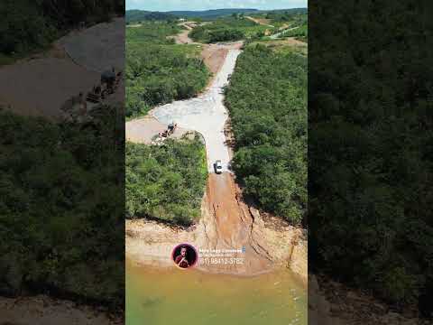 Acesso ao lago e pista de manobra do Condomínio Porto Belo no Lago Corumbá IV em Alexânia GO