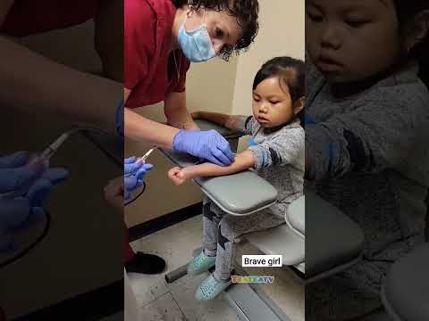 5 Years Old Blood Test #strongtoddler #bravekid #shorts