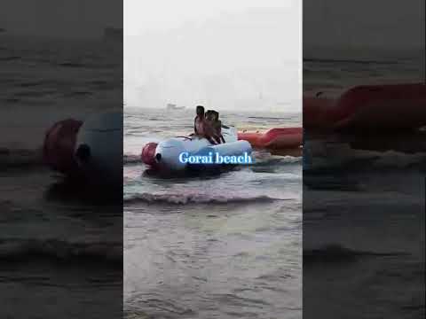 Gorai beach msti time#goraobeach#mumbai#pratyush #princesskavya #travelvideo