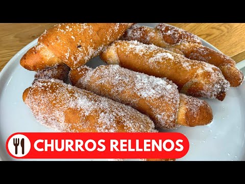 🇵🇪 CHURROS PERUANOS | RELLENOS DE MANJAR | RECETA MUY FÁCIL