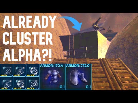 Building my Solo Base by Raiding the Cluster - Episode 2/3 | SOLO ASIA ARKpoc