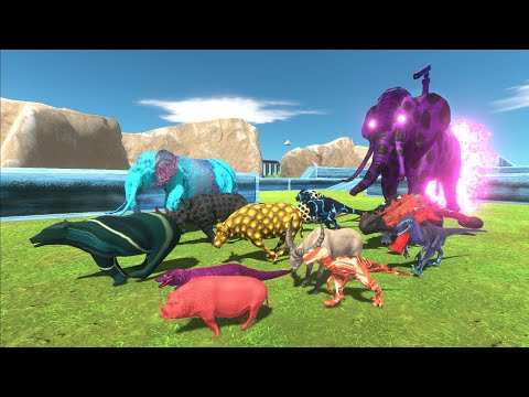 Escape from SUPER GIANT ELEPHANT - Escape from Monster - Animal Revolt Battle Simulator