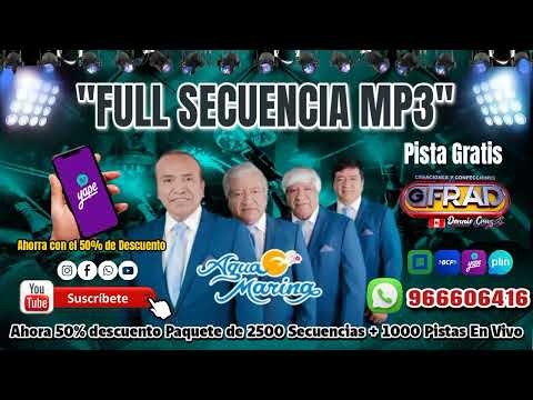 MIX PARRANDA 5 / AGUA MARINA  // PISTA SECUENCIA GRATIS