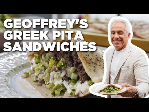 Geoffrey Zakarian's Greek Pita Sandwiches | The Kitchen | Food Network