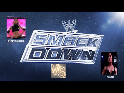 WWE2K22 SMACKDOWN STACY KEIBLER VS CHYNA! (4K) #wwe2k22