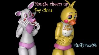 [SFM FNAF] Mangle cheers up Toy Chica |Sing me to sleep|