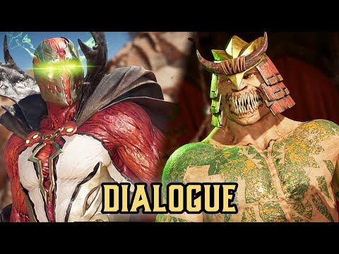 SPAWN IS MAKING FUN OF BARAKA DIALOGUE - MORTAL KOMBAT 11 ULTIMATE VERSION