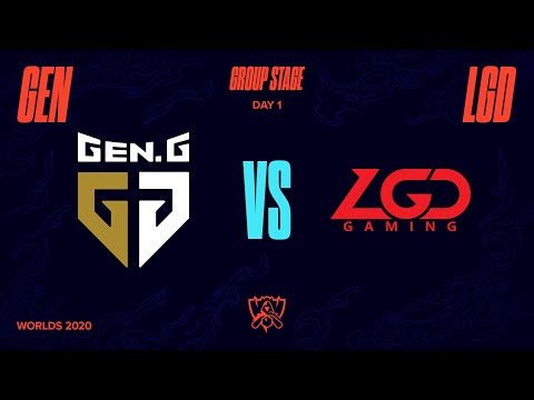 GEN vs LGD | Worlds Group Stage Day 1 | Gen.G vs LGD Gaming (2020)