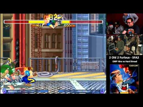 SFA2 @ 2 Old 2 Furious - EMP Hiro (Chun-Li) vs Hard Bread (Sodom) - WINNERS FINALS