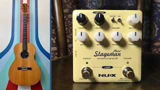 Video thumbnail for NUX Stageman Floor Acoustic Preamp DI Pedal | Complete Demo Test with Taylor 414 Acoustic Guitar 🎸 by Alberto Martinez Del Rio Guitar