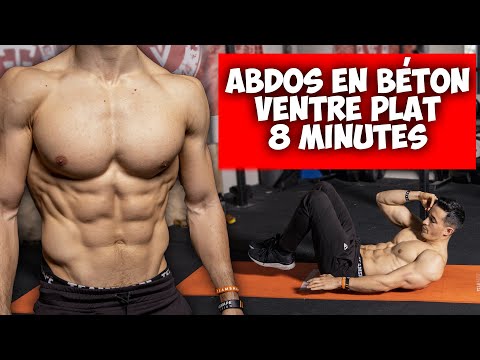 Abdos en béton & ventre plat en 8 minutes !