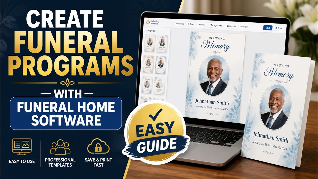 Funeral Program Software Video by The Funeral Program Site