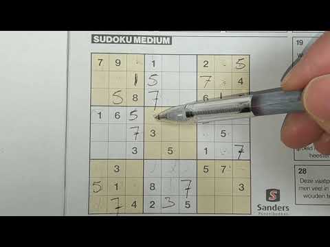 Daily Sudoku practice continues. (#441) Medium Sudoku puzzle. 02-15-2020