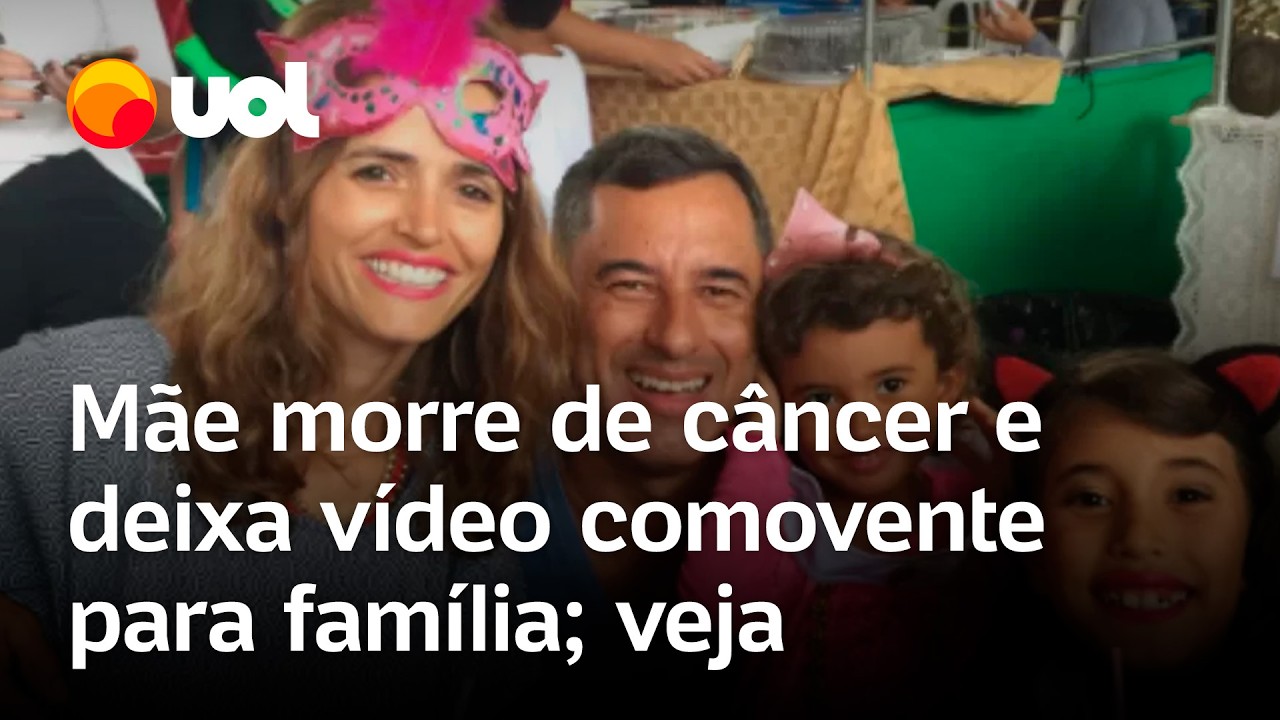 Mãe morre de câncer no estômago e deixa vídeo comovente para as filhas: 'Cuidem do papai'; vídeo