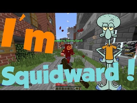 Minecraft SG #14 | I'M SQUIDWARD! w/ Isaac