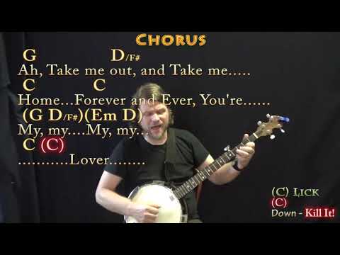 Lover (Taylor Swift) Banjo Cover Lesson with Chords/Lyrics