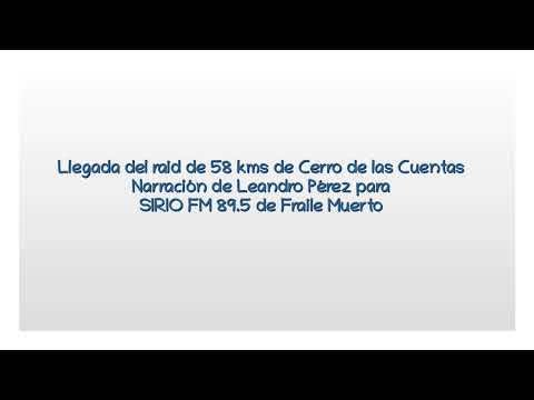 Llegada del raid de 58 kms de Cerro de las Cuentas (por Leandro Pérez)