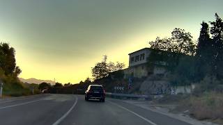 Evening Drive on Spain’s Scenic C 242  From Les Borges del Camp to Cornudella de Montsant Catalonia