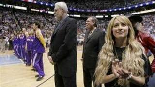 Ashley Tisdale, at NBA game!!