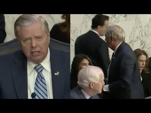 Lindsey Graham storms out of Supreme Court hearing after meltdown on chairman Durbin