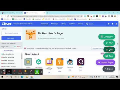Adding Quizizz Join Page To Clever