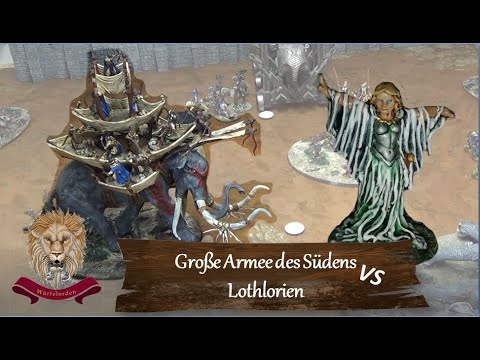 Große Armee des Südens vs Lorien - Erobern und Kontrollieren - 700 PKT - Mittelerde Tabletop