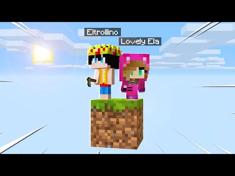 ONLY 1% SURVIVE ON THIS BLOCK!  😱 MINECRAFT with ELTROLLINO