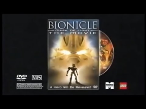 Rare Short USA TV Rahkshi Products/Sets with MoL Movie DVD Spot Commercial - LEGO Bionicle 2003