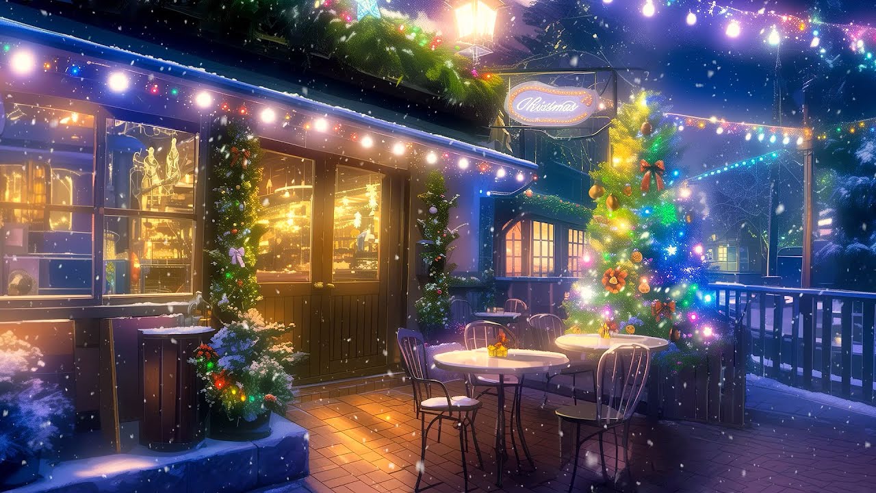 Christmas Is Coming 🎄 Lofi Coffee Shop 🎄 Winter Lofi Songs To Make You Enjoy The Winter Snowy Night