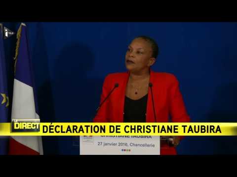 Christiane Taubira: "je quitte le gouvernement sur un désaccord politique majeur"