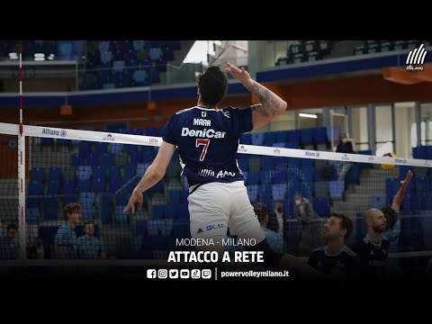 Playoff 5° posto, attacco a rete Modena - Milano