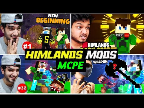 🔥 Best Himlands Mods for MCPE by Akash Hindustani