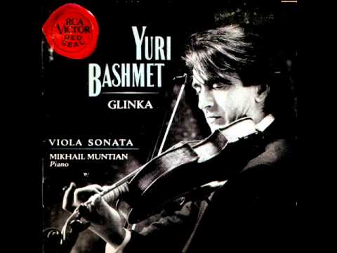 Glinka--compl. Borisovsky-Viola Sonata in d minor (Complete)
