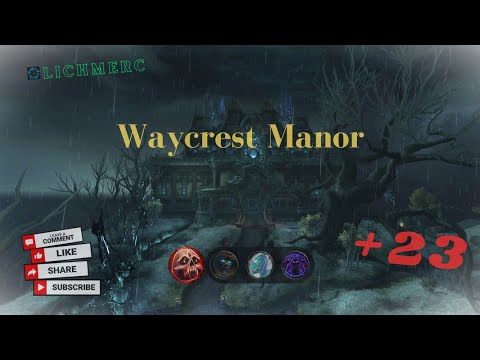 Waycrest Manor 23 | Blood Death Knight Mythic Keystone Tanking