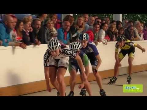 Patinaje Campeonato España Velocidad 2014 CD Amaya Final 500 metros masculino camara lenta 1