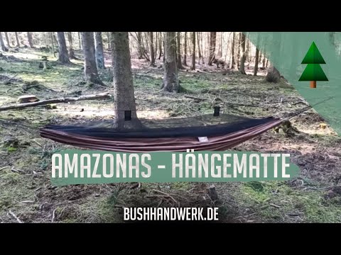 Amazonas Hängematte aufbauen - bushhandwerk.de | Dein Bushcraft Shop