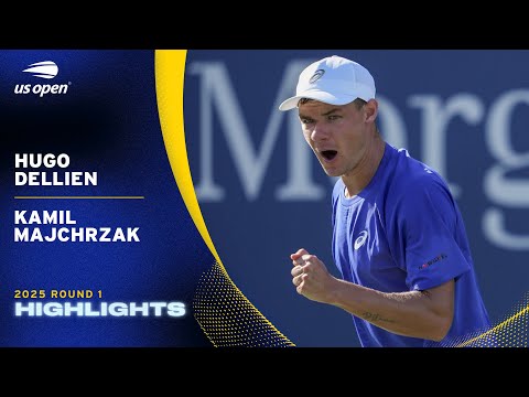 Hugo Dellien vs. Kamil Majchrzak Highlights | 2025 US Open Round 1